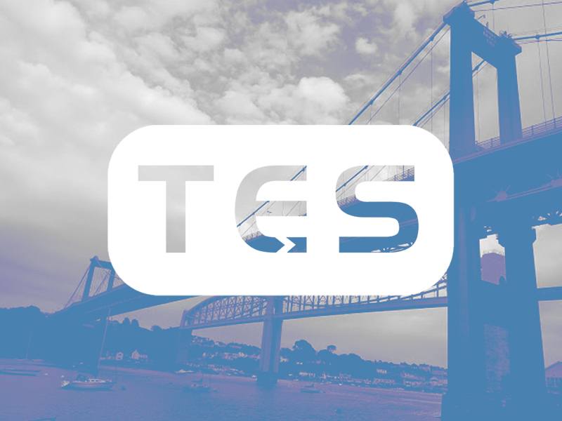 TES logo